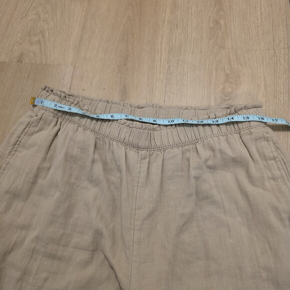 Old Navy Tan High Rise Wide Leg Gauzy Pull On Wide Leg Pants Size Large Tall - Picture 2 of 10
